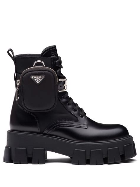 botas de prada mujer|combat boots prada.